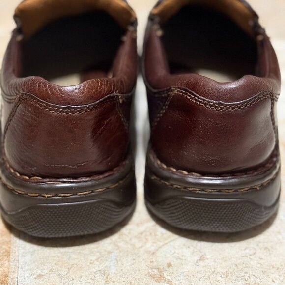Born‎ Mens Brown Size 10M Leather Slip-On Loafer Shoes Sanitized Great Condition main image 11